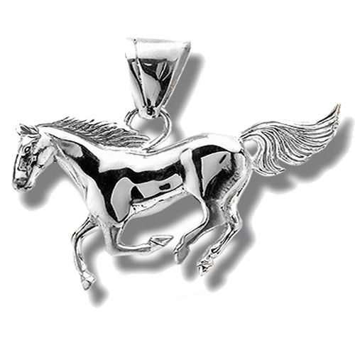 Anhänger Silber Mustang