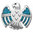 Anhänger Silber Thunderbird Türkis-Inlay