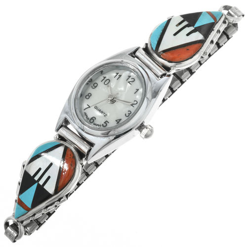 Ladies Watchband Silber multicolor ZUNI