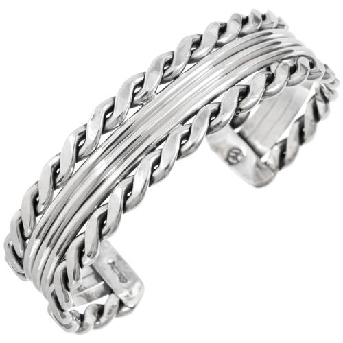 Armspange Silber Twisted Wire